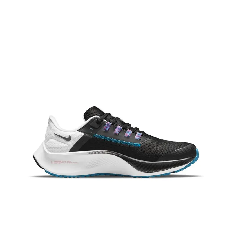 Nike Air Pegasus 38 Black Metallic Silver (GS) (CZ4178-015)