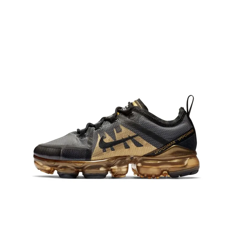 Nike Air VaporMax 2019 Black Metallic Gold (GS) (AJ2616-004)