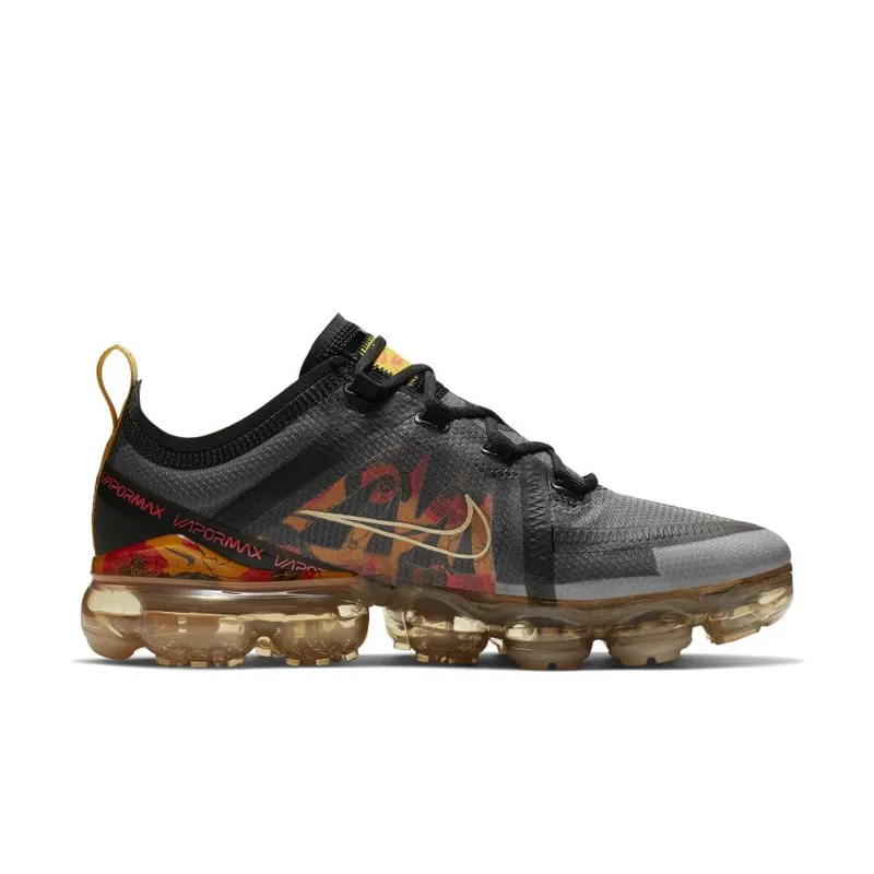 Nike Air VaporMax 2019 Floral Black University Gold (Women’s) (CD7094-002)