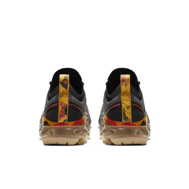 Nike Air VaporMax 2019 Floral Black University Gold (Women’s) (CD7094-002)