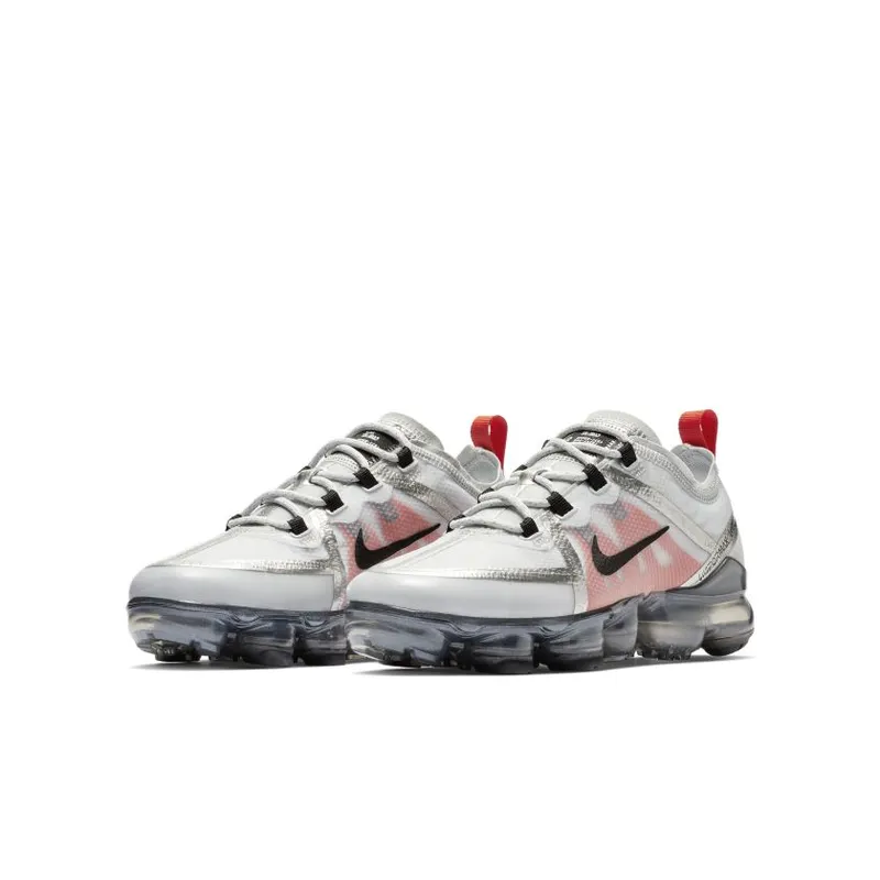 Nike Air VaporMax 2019 Pure Platinum Team Orange (GS) (AJ2616-002)