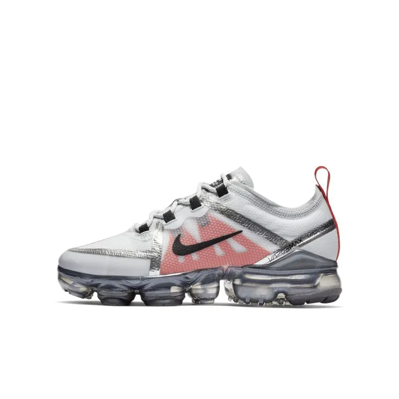 Nike Air VaporMax 2019 Pure Platinum Team Orange (GS) (AJ2616-002)