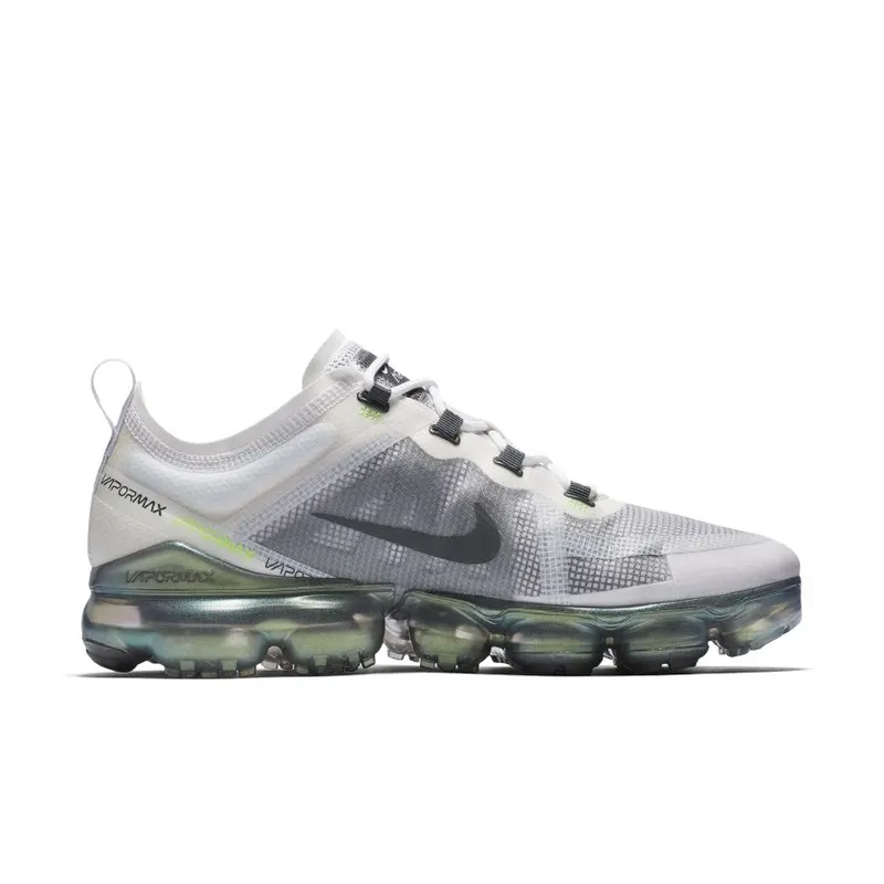 Nike Air VaporMax 2019 Premium White Platinum Tint Lime Blast (AT6810-100)