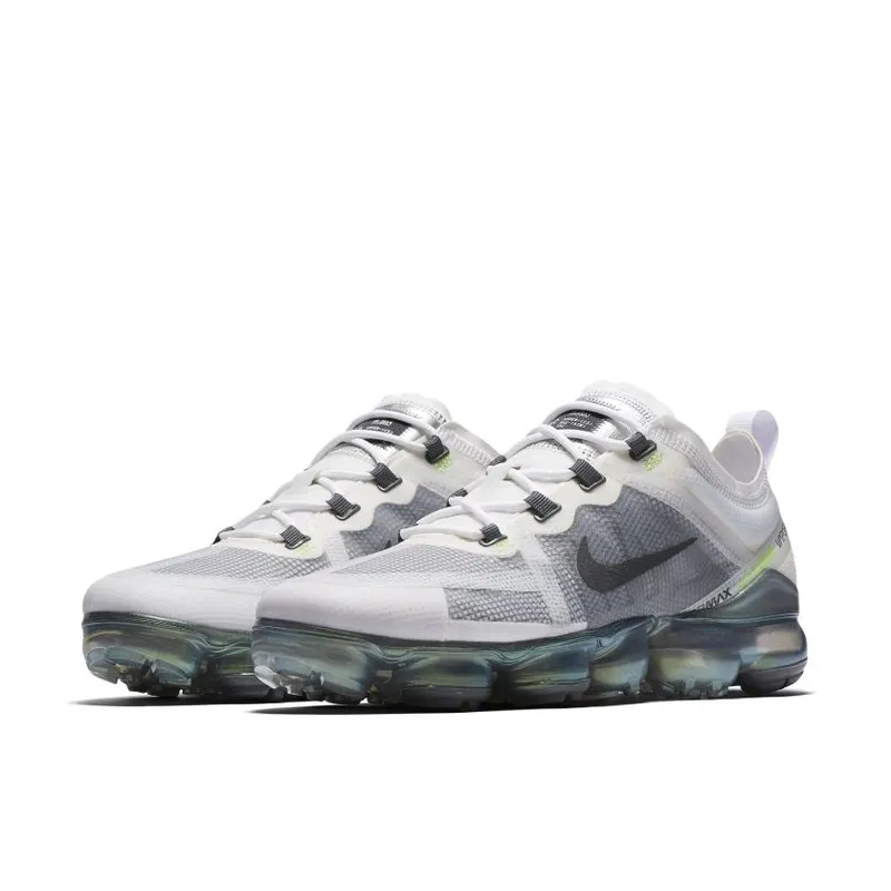 Nike Air VaporMax 2019 Premium White Platinum Tint Lime Blast (AT6810-100)