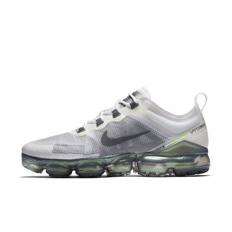 Nike Air VaporMax 2019 Premium White Platinum Tint Lime Blast (AT6810-100)