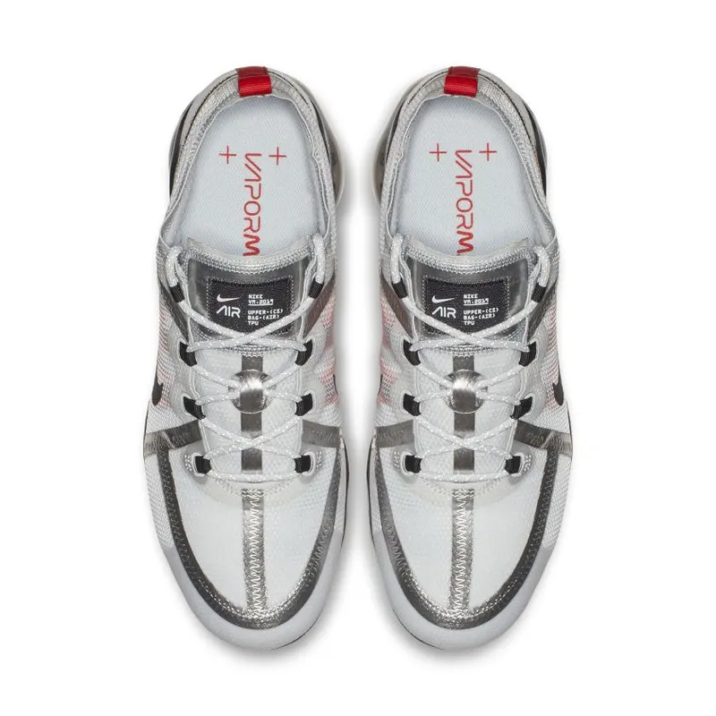 Nike Air VaporMax 2019 Pure Platinum Team Orange (AR6631-003)