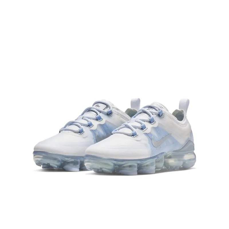 Nike Air VaporMax 2019 White Metallic Silver (GS) (AJ2617-100)