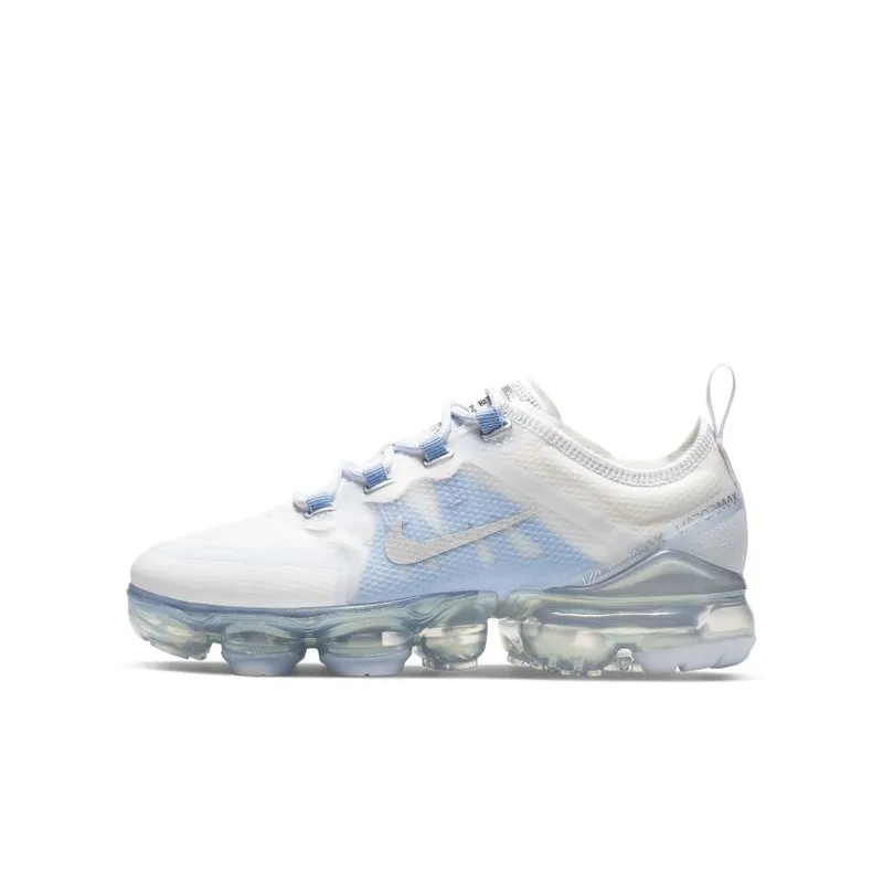 Nike Air VaporMax 2019 White Metallic Silver (GS) (AJ2617-100)