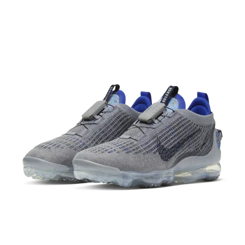 Nike Air VaporMax 2020 Flyknit Particle Grey Dark Obsidian Racer Blue (CW1765-002)