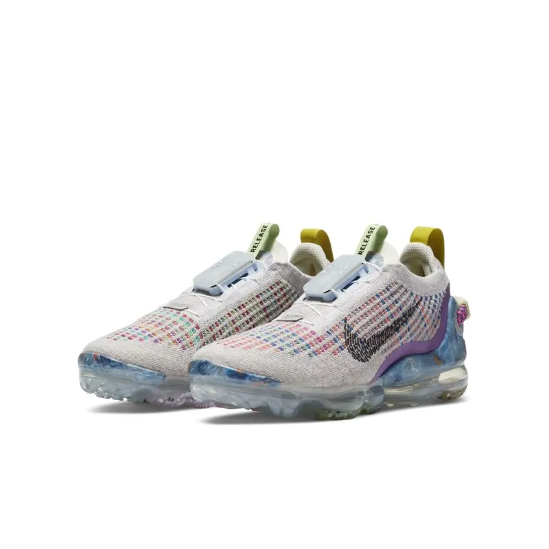 Nike Air VaporMax 2020 Flyknit Pure Platinum Multi-Color (GS) (CJ4069-003)
