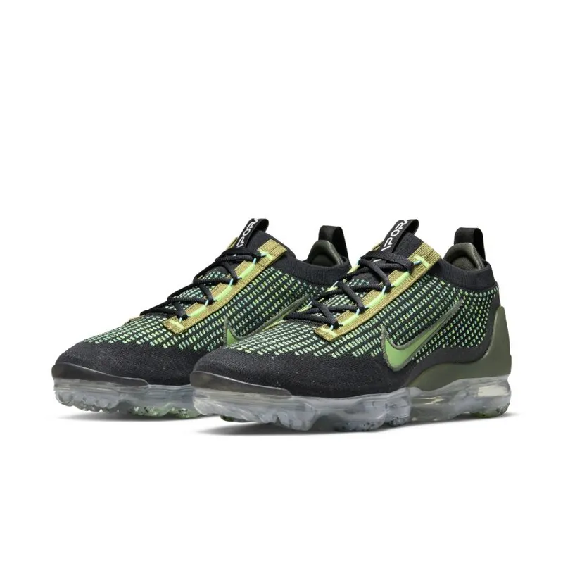 Nike Air VaporMax 2021 FK Black Chlorophyll Cargo Khaki (DQ7640-001)