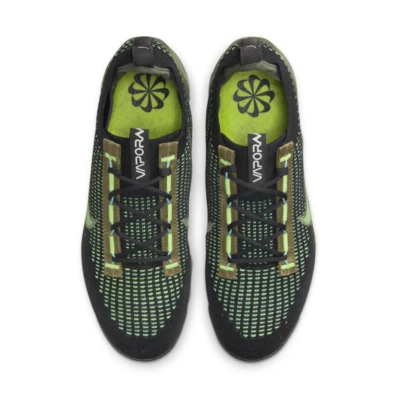 Nike Air VaporMax 2021 FK Black Chlorophyll Cargo Khaki (DQ7640-001)