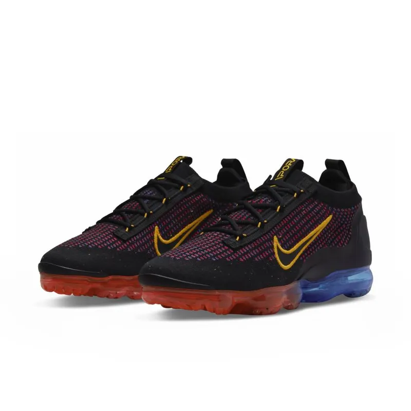 Nike Air VaporMax 2021 FK Black Photo Blue Crimson Gold (DV2118-001)