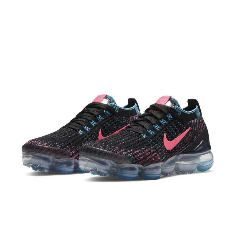 Nike Air VaporMax Flyknit 3 Black Baltic Blue Hyper Pink (Women’s) (CZ7988-001)