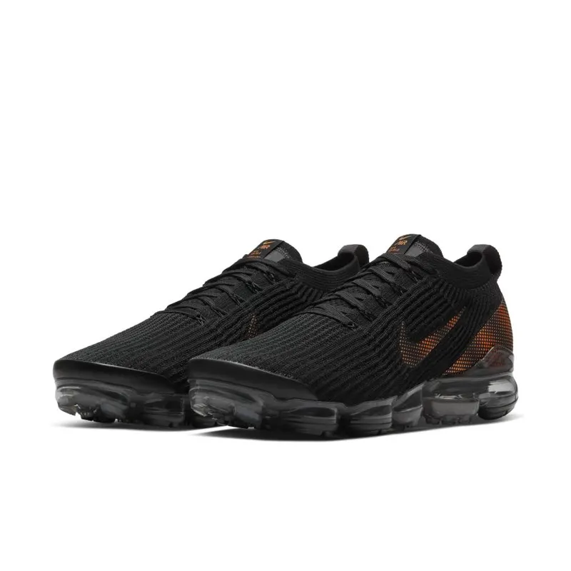Nike Air VaporMax Flyknit 3 Black Total Orange Dark Smoke Grey (CU1926-001)