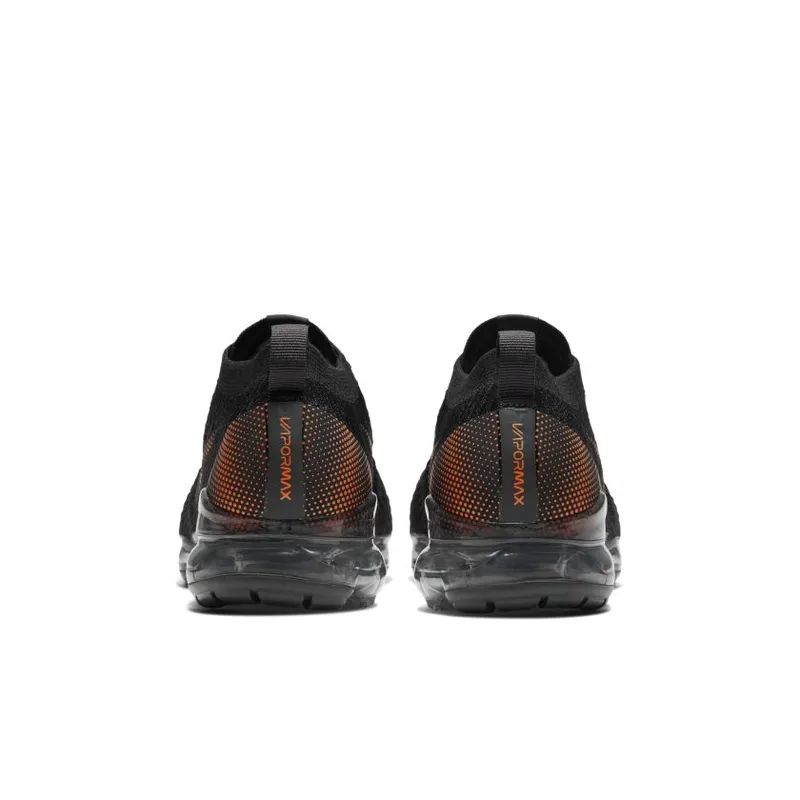 Nike Air VaporMax Flyknit 3 Black Total Orange Dark Smoke Grey (CU1926-001)