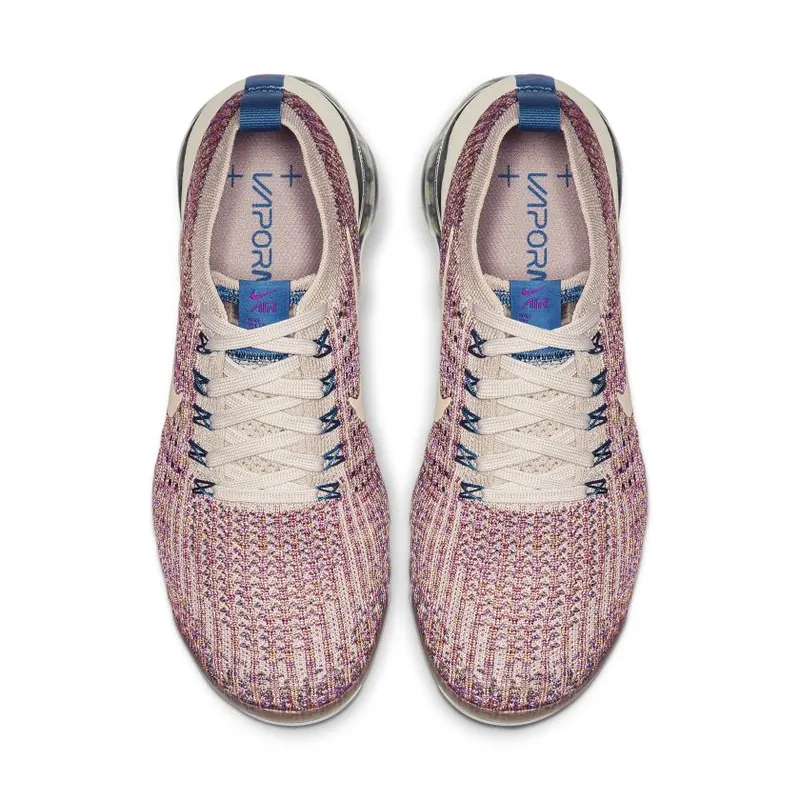 Nike Air VaporMax Flyknit 3 Desert Sand Vivid Purple (Women’s) (AJ6910-007)