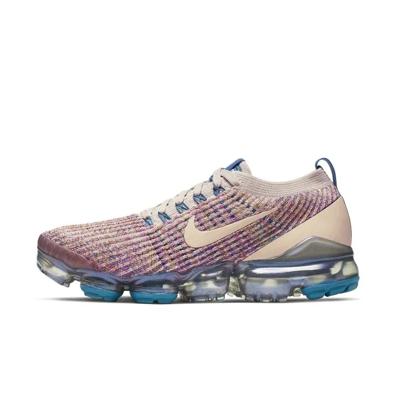 Nike Air VaporMax Flyknit 3 Desert Sand Vivid Purple (Women’s) (AJ6910-007)