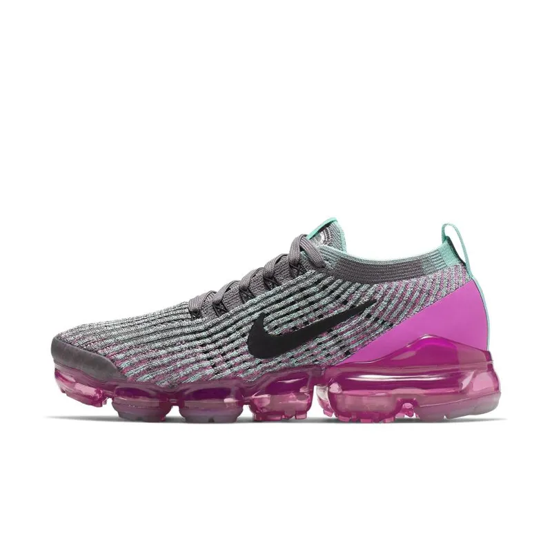 Nike Air VaporMax Flyknit 3 Gunsmoke Fuchsia (Women’s) (CI7577-001)