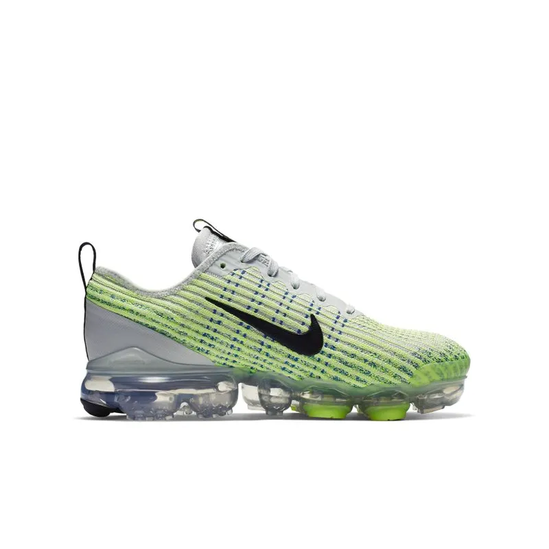 Nike Air VaporMax Flyknit 3 Light Silver Volt Glow (GS) (BQ5238-002)