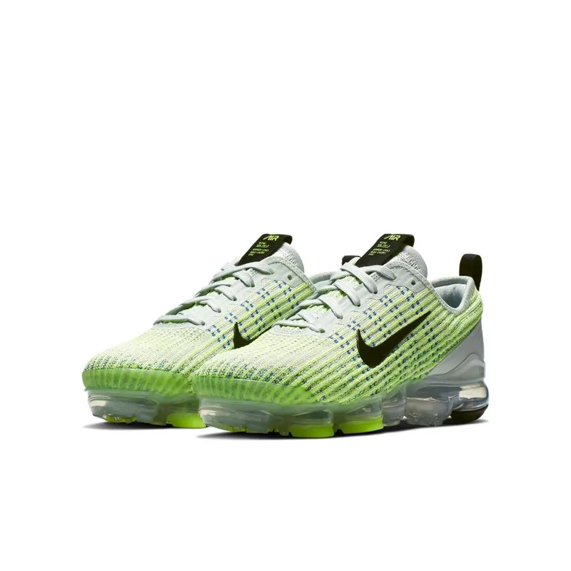 Nike Air VaporMax Flyknit 3 Light Silver Volt Glow (GS) (BQ5238-002)