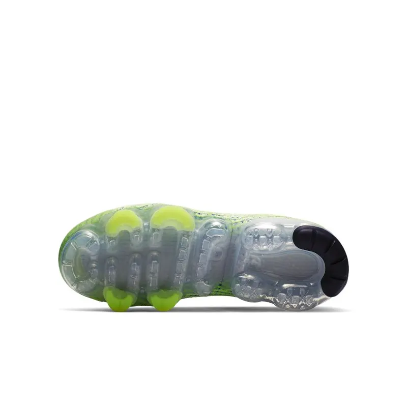 Nike Air VaporMax Flyknit 3 Light Silver Volt Glow (GS) (BQ5238-002)