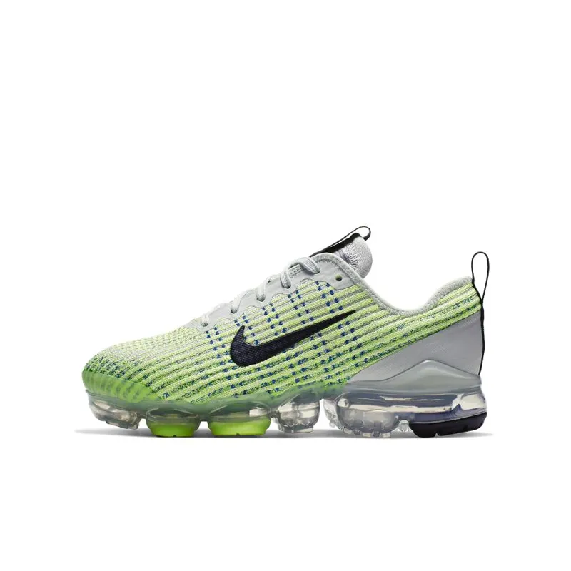 Nike Air VaporMax Flyknit 3 Light Silver Volt Glow (GS) (BQ5238-002)
