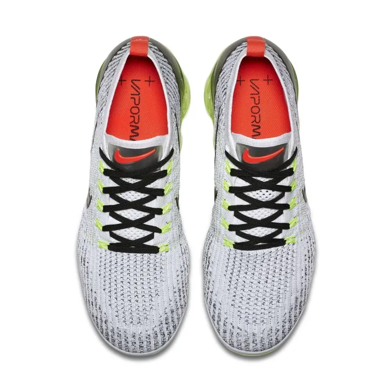 Nike Air VaporMax Flyknit 3 White Black Volt Bright Crimson (AJ6900-100)