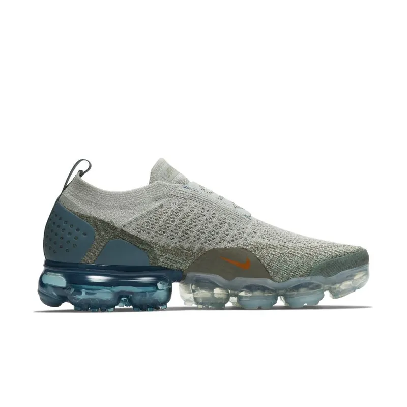 Nike Air VaporMax Moc 2 Light Silver Campfire Orange Celestial Teal (Women’s) (AJ6599-005)