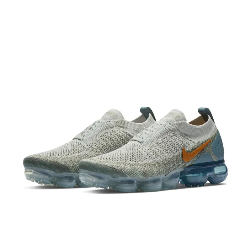 Nike Air VaporMax Moc 2 Light Silver Campfire Orange Celestial Teal (Women’s) (AJ6599-005)