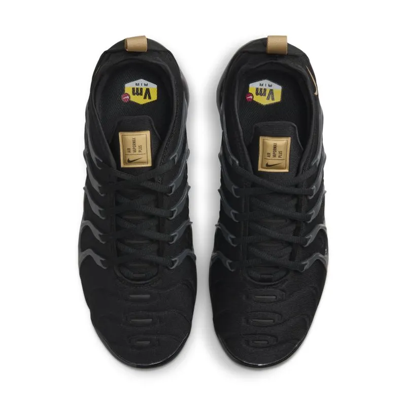 Nike Air VaporMax Plus Black Metallic Gold Anthracite (BQ5068-001)