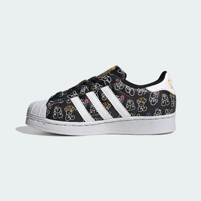 adidas adidas Originals x James Jarvis Superstar Kids Core Black / Cloud White / Crew Yellow (ID7183)