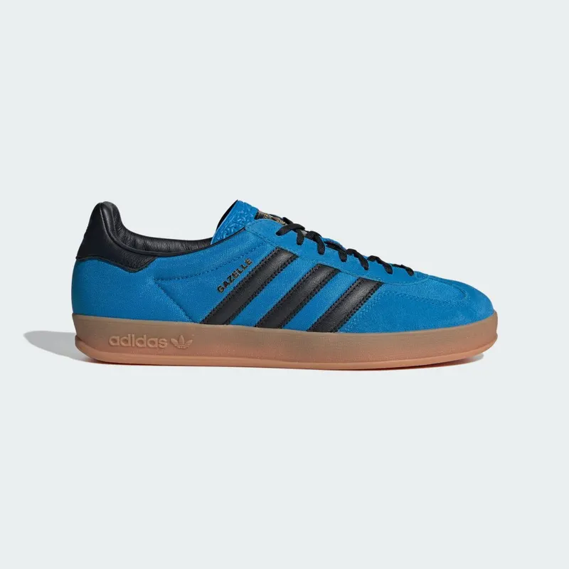 adidas Gazelle Indoor Bright Blue / Core Black / Gum (IG4998)