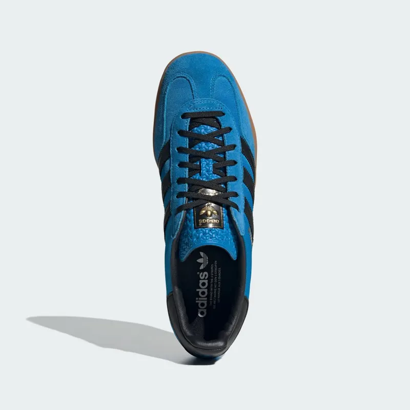 adidas Gazelle Indoor Bright Blue / Core Black / Gum (IG4998)