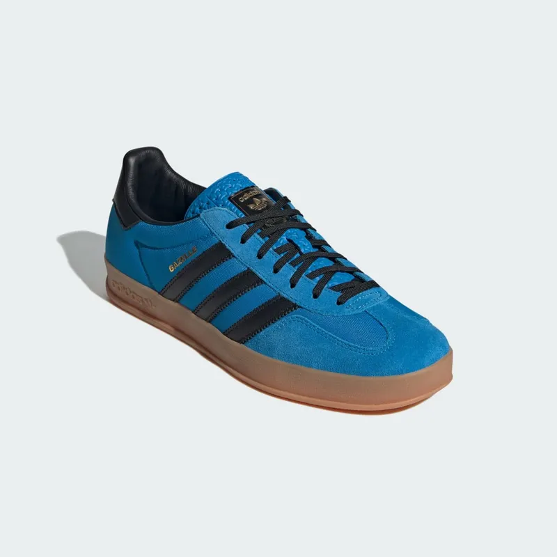 adidas Gazelle Indoor Bright Blue / Core Black / Gum (IG4998)