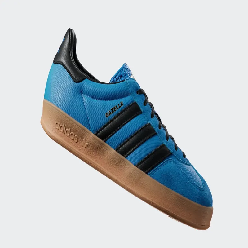 adidas Gazelle Indoor Bright Blue / Core Black / Gum (IG4998)