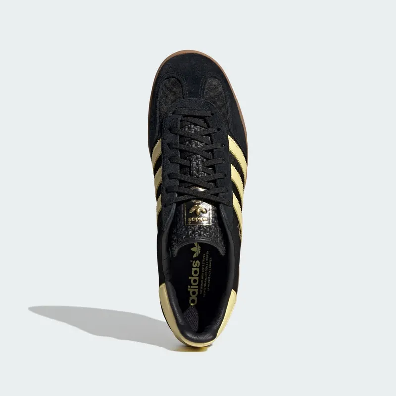 adidas Gazelle Indoor Core Black / Almost Yellow / Gum (IG4999)