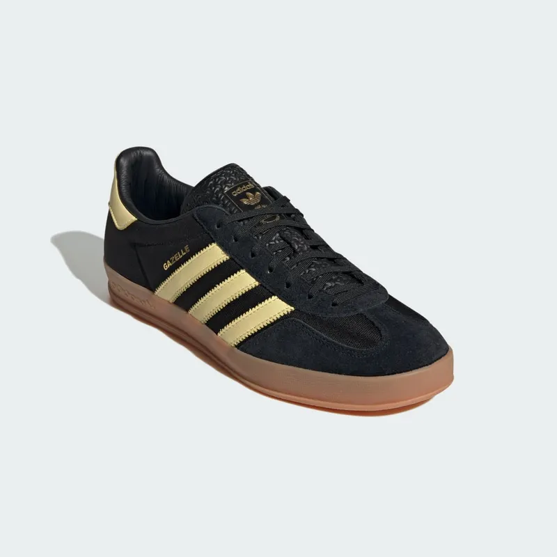 adidas Gazelle Indoor Core Black / Almost Yellow / Gum (IG4999)