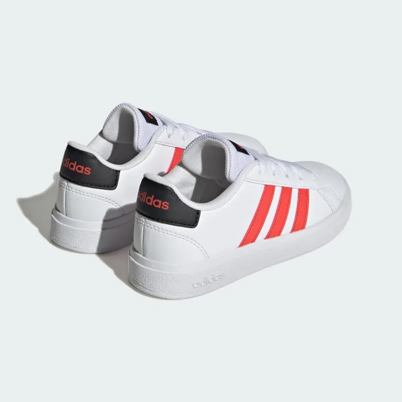 adidas Grand Court Lifestyle Tennis Lace-Up Cloud White / Bright Red / Core Black (IG4828)