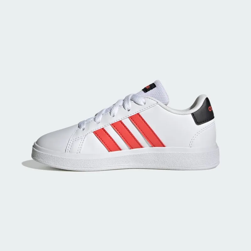 adidas Grand Court Lifestyle Tennis Lace-Up Cloud White / Bright Red / Core Black (IG4828)