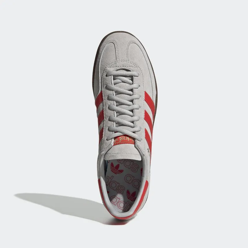 adidas Handball Spezial Grey Two / Hi-Res Red / Gold Metallic (EF5747)