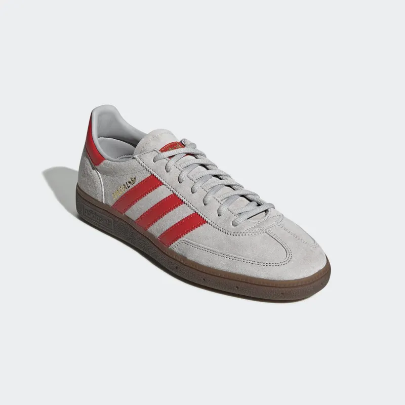 adidas Handball Spezial Grey Two / Hi-Res Red / Gold Metallic (EF5747)