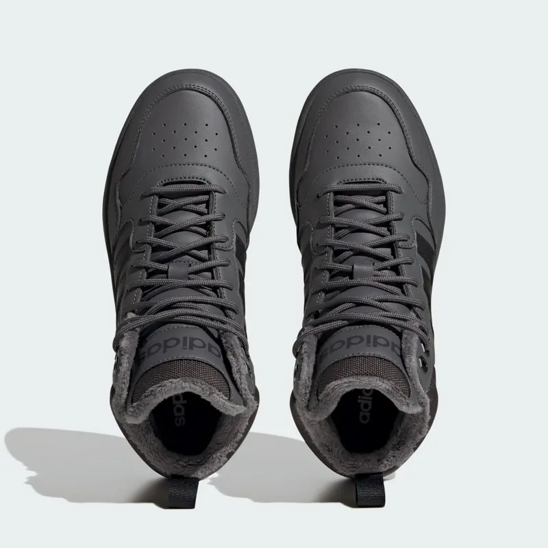 adidas Hoops 3.0 Mid Lifestyle Basketball Classic Winterschoenen Grey Five / Core Black / Carbon (GZ6683)