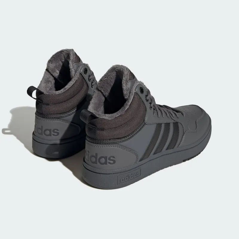 adidas Hoops 3.0 Mid Lifestyle Basketball Classic Winterschoenen Grey Five / Core Black / Carbon (GZ6683)