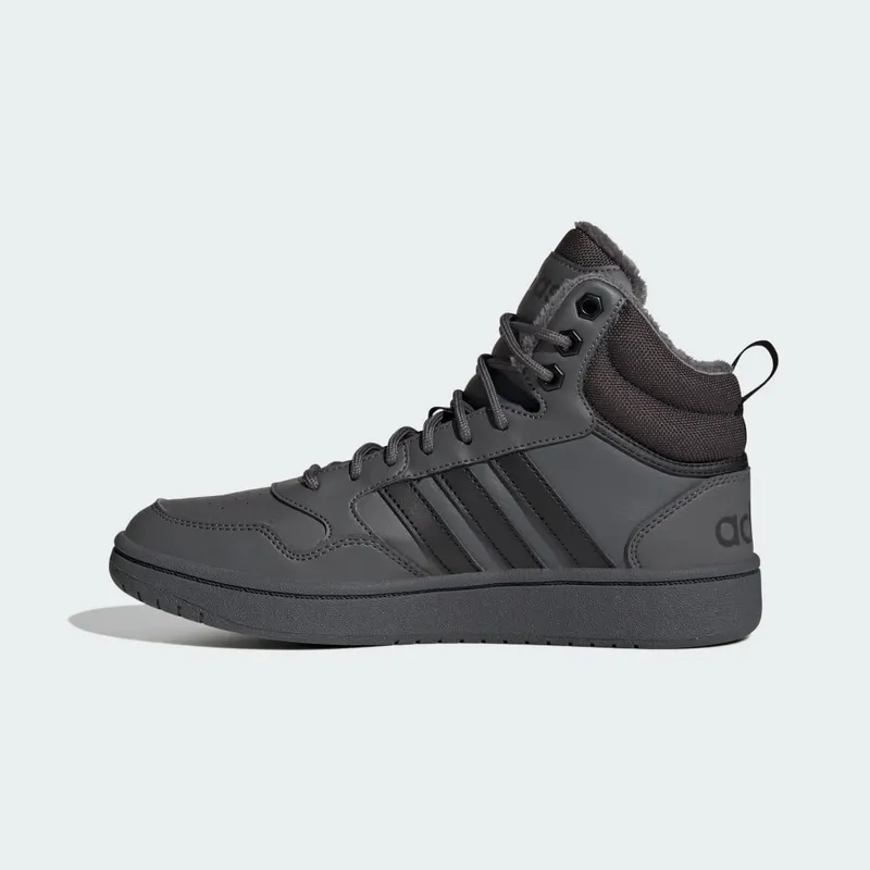 adidas Hoops 3.0 Mid Lifestyle Basketball Classic Winterschoenen Grey Five / Core Black / Carbon (GZ6683)