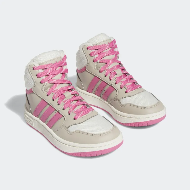 adidas Hoops Mid 3.0 Kids Wonder Beige / Pink Fusion / Off White (IF7739)