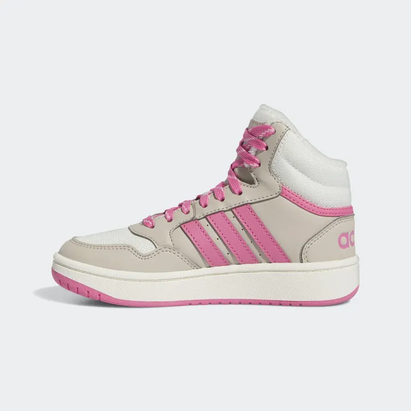 adidas Hoops Mid 3.0 Kids Wonder Beige / Pink Fusion / Off White (IF7739)
