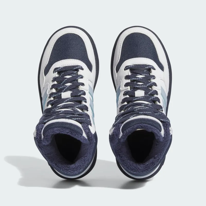 adidas Hoops Mid 3.0 Kids Cloud White / Shadow Navy / Wonder Blue (IF7737)