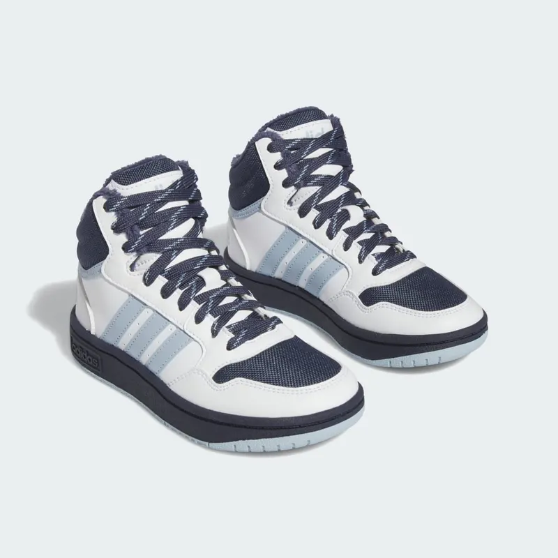 adidas Hoops Mid 3.0 Kids Cloud White / Shadow Navy / Wonder Blue (IF7737)