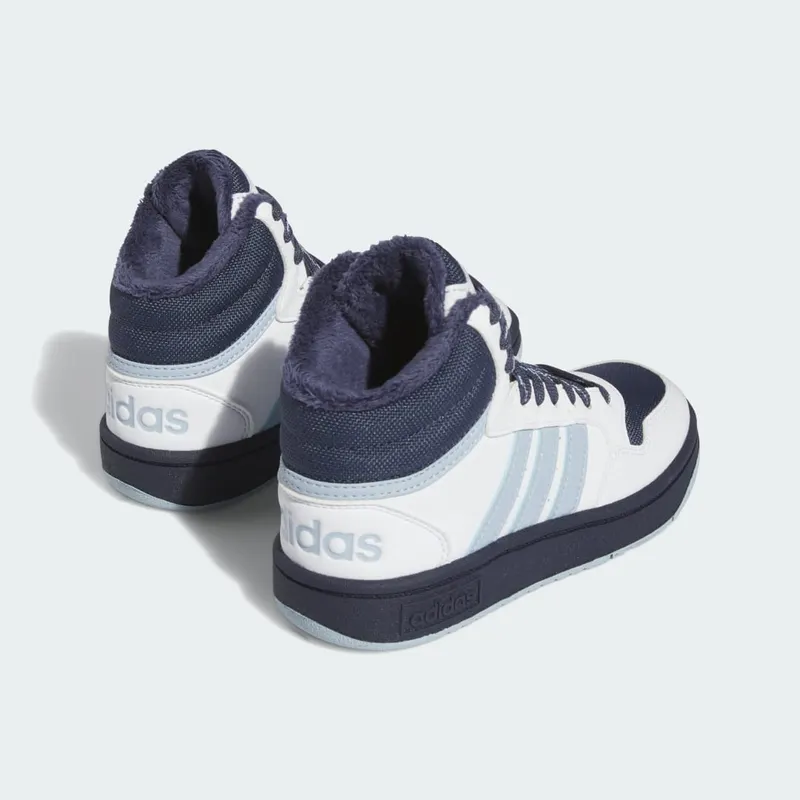 adidas Hoops Mid 3.0 Kids Cloud White / Shadow Navy / Wonder Blue (IF7737)